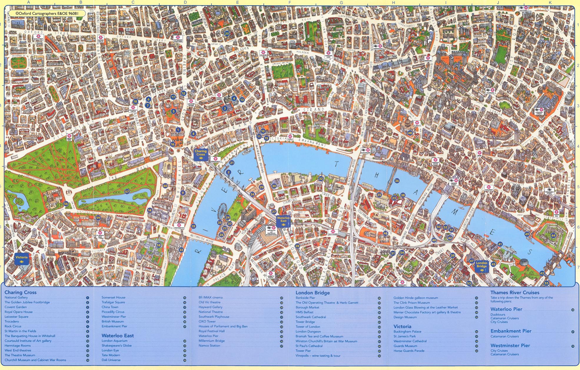 Karta London - Karta över London (England)